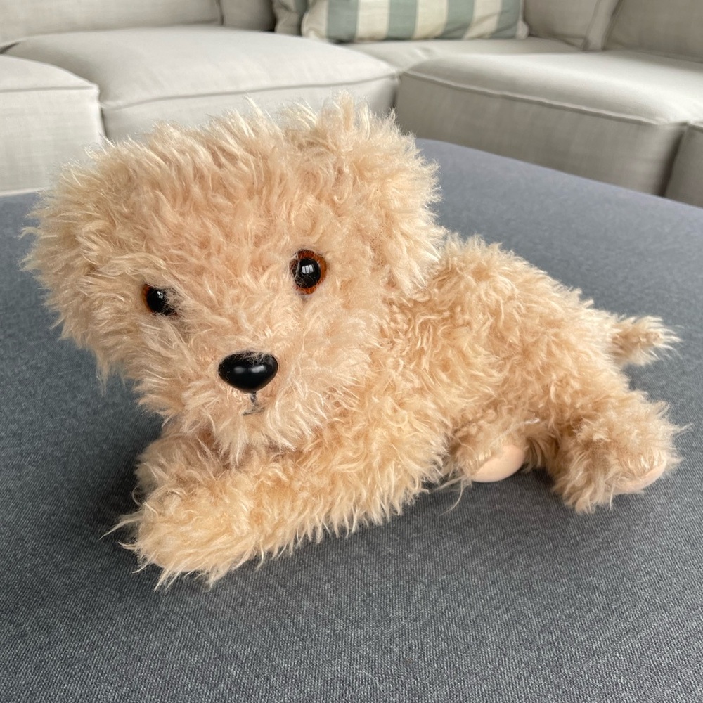 Stuffed Cuddly Dog | Life-Like Sounds |   Animatic Scruffies | Tan